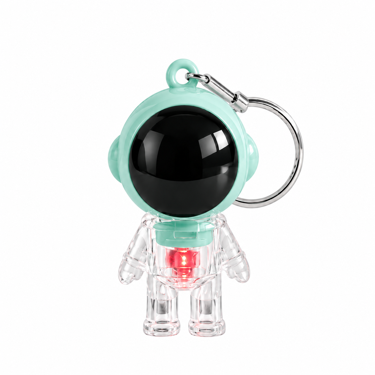 Ocean Green Astronaut LED Keychain