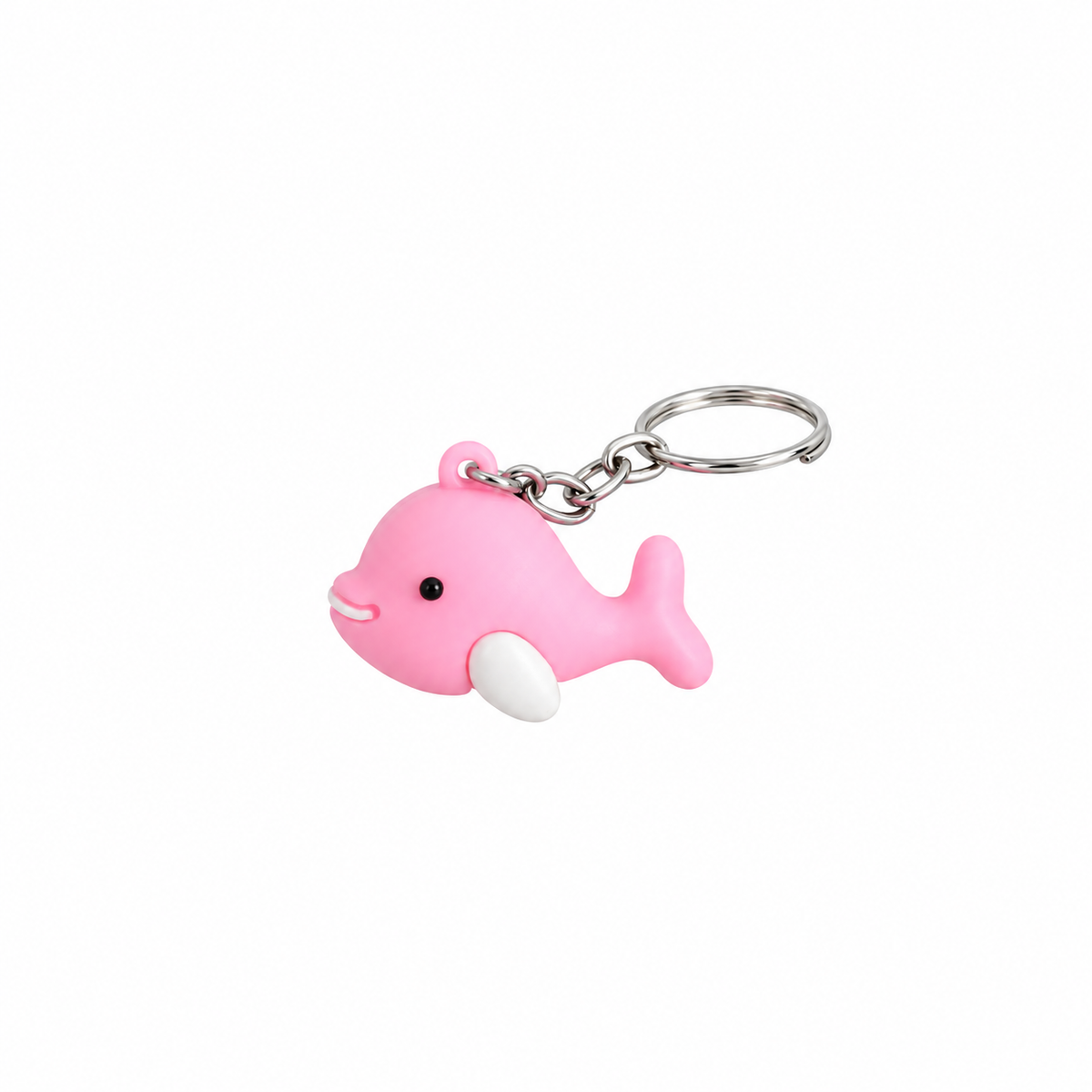Pink Dolphin Keychain