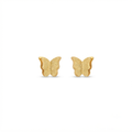 Layered Texture Butterfly Earrings