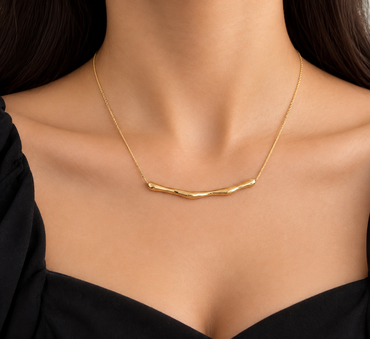 Molten Gold Necklace