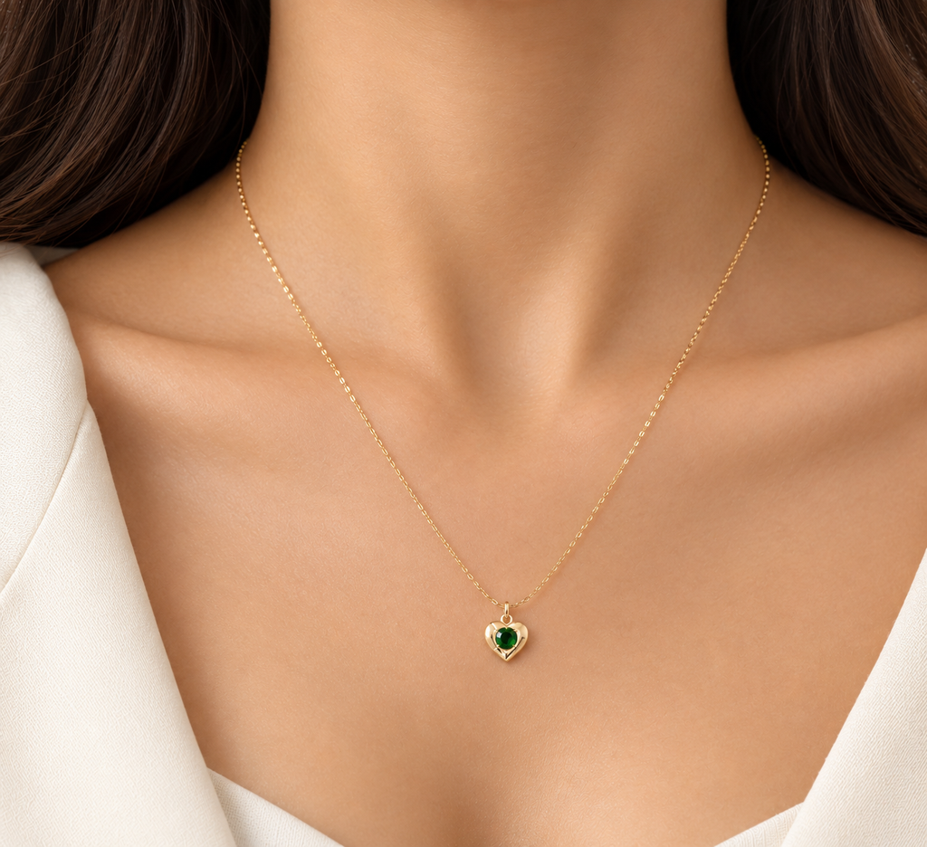 Tiny Heart Gold Necklace