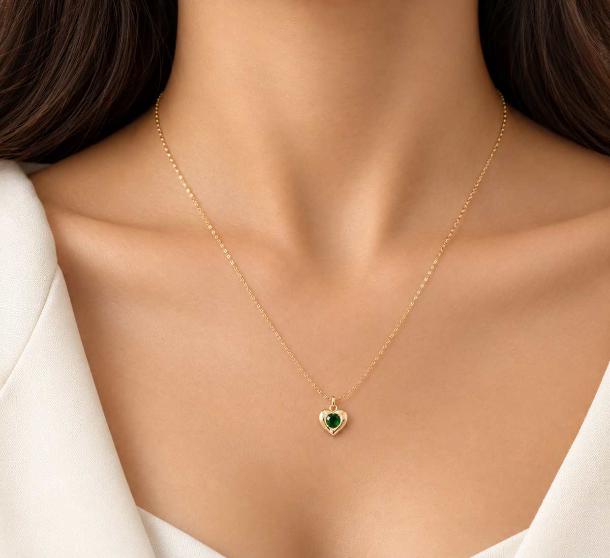 Tiny Heart Gold Necklace