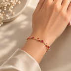 Red Tulip Bracelet