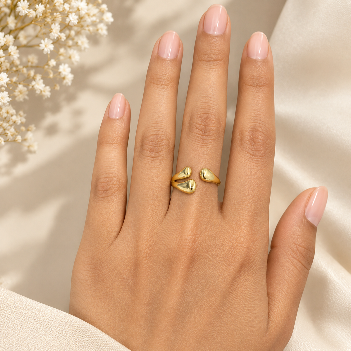 Dew Drop Ring (Adjustable Size)