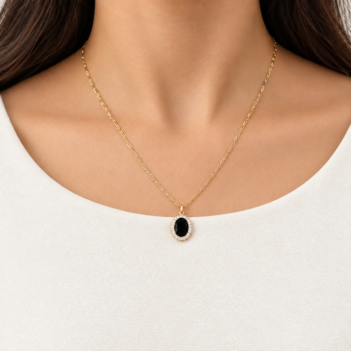 Classic Black Necklace