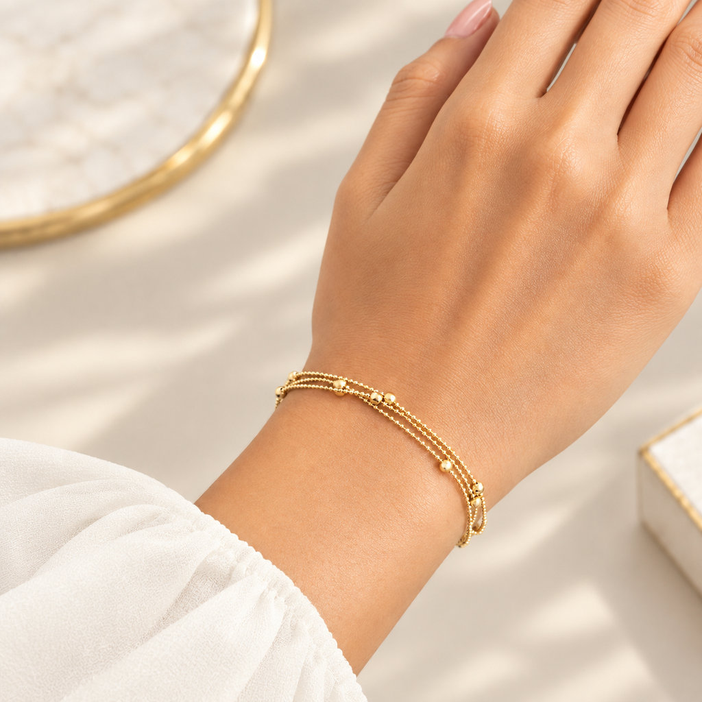 Three Layered Bracelet