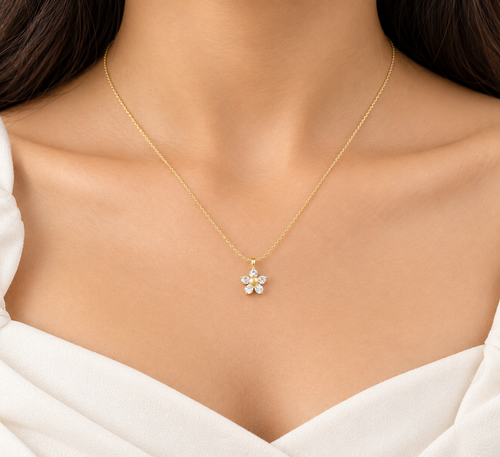 Flower Pendant Necklace