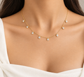 White Stone Necklace