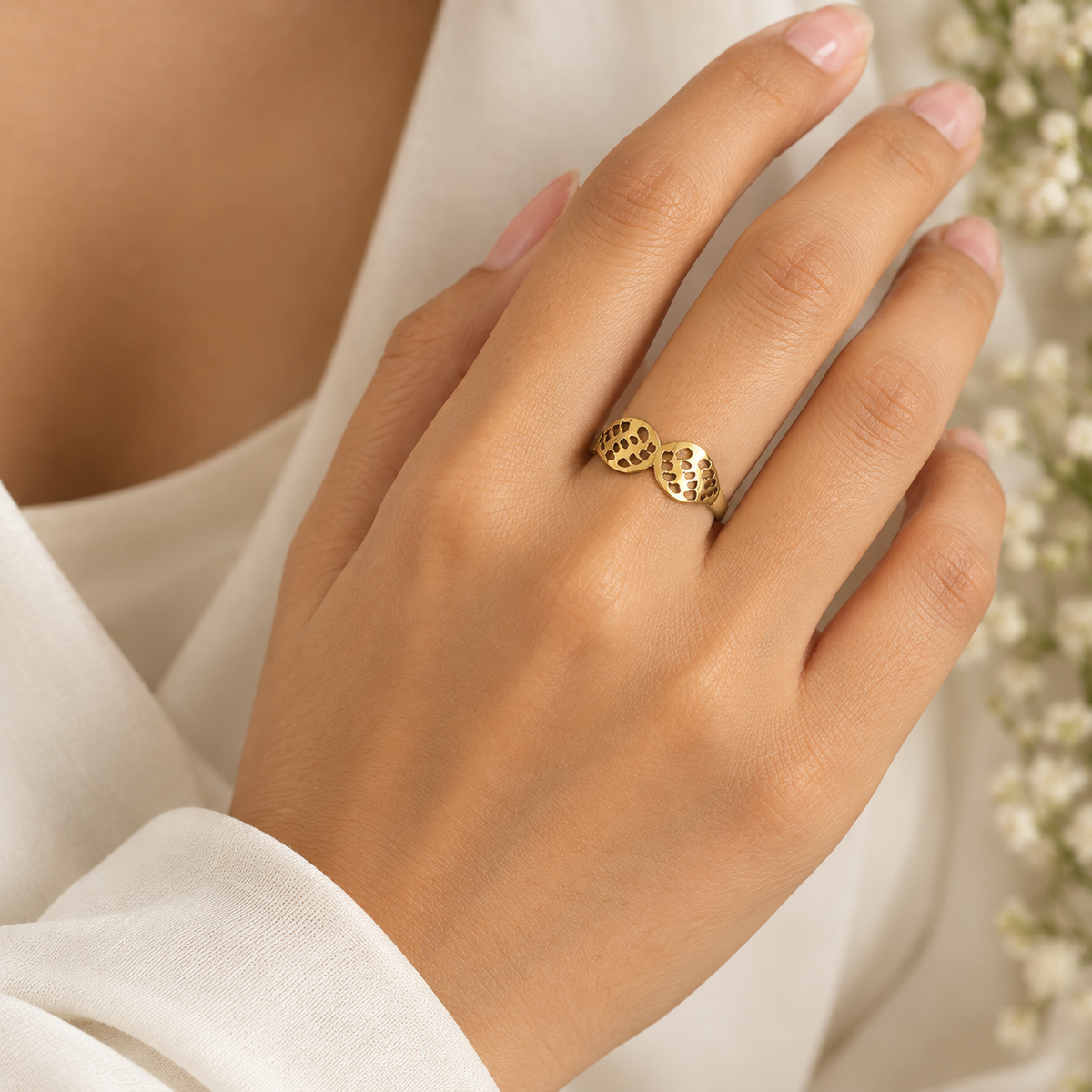 Seraphina Wing Ring (Adjustable Size)