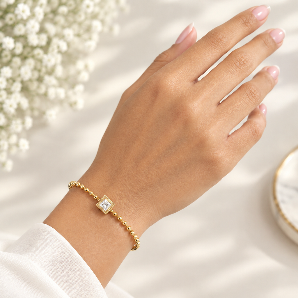 Square Gold Bracelet
