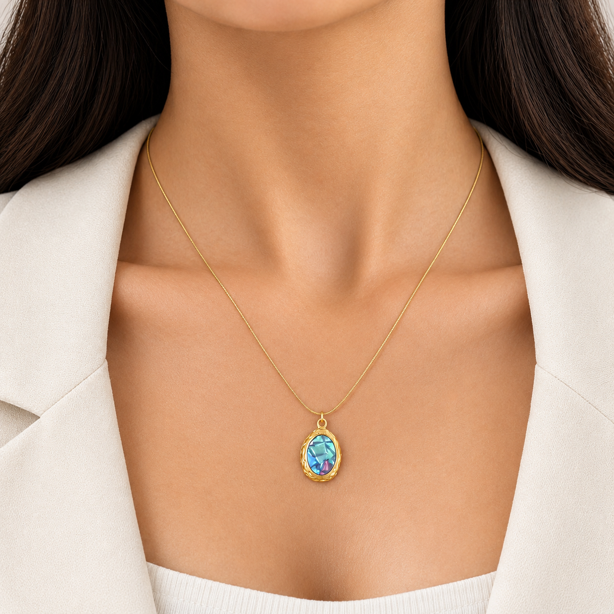 Ocean Gilded Necklace