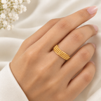 Layered Knot Ring (Adjustable Size)