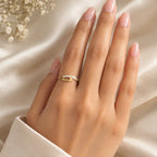 Whispering Curve Ring