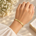 Love Line Bangle Bracelet (Side Open)