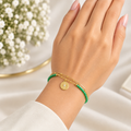 Sun Charm Layered Gold Bracelet