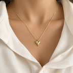 Lixie Heart Gold Necklace