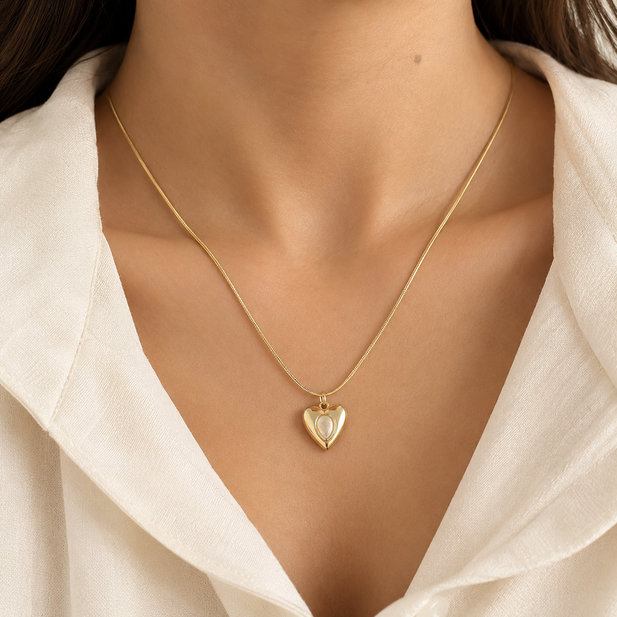 Heart Gold Necklace