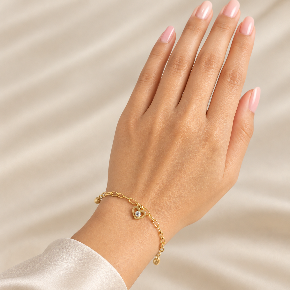 Heart Charms Bracelet