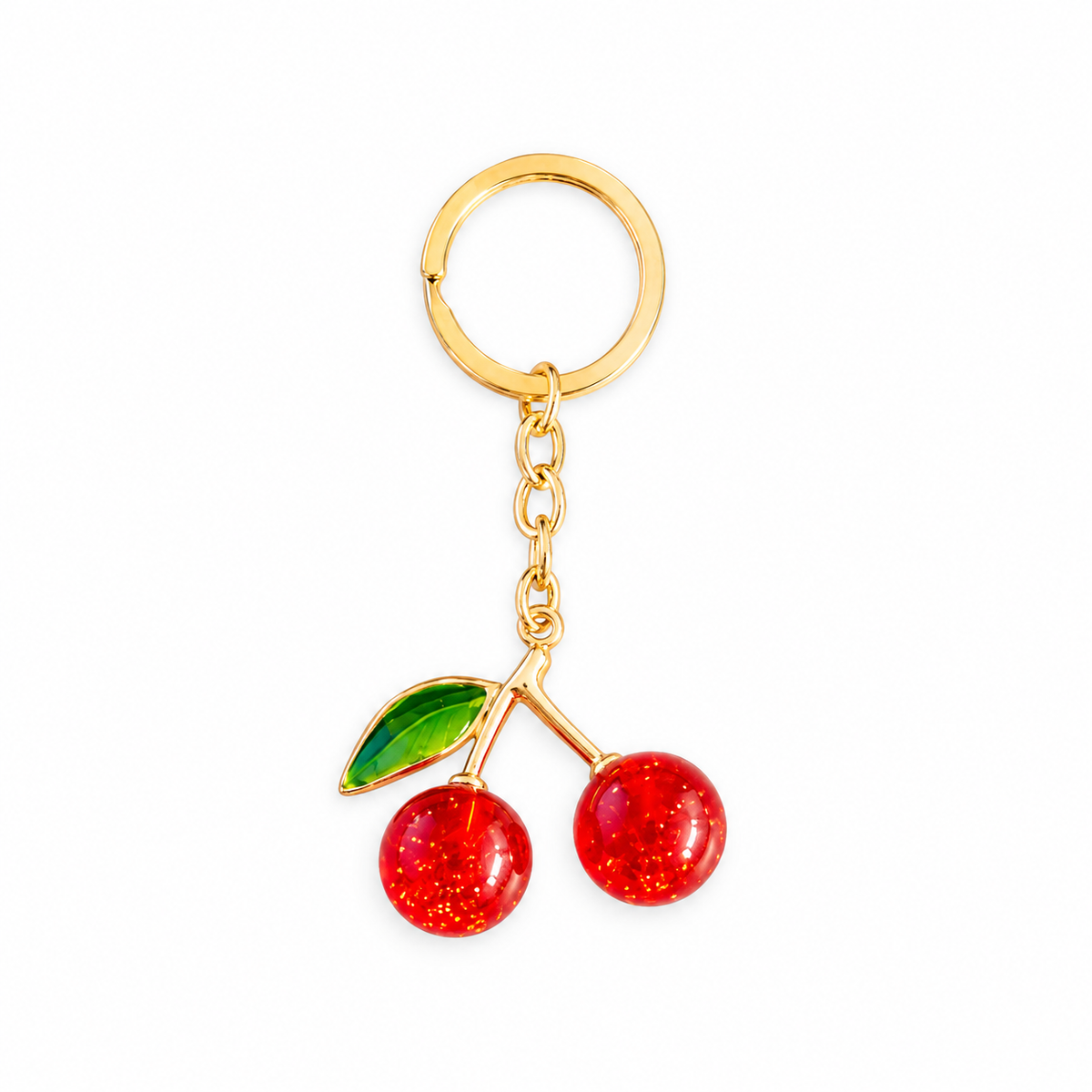 Cherry Charm Keychain