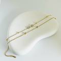 Bow Stone Layered Bracelet