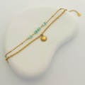 Sun Drop Layered Gold Bracelet