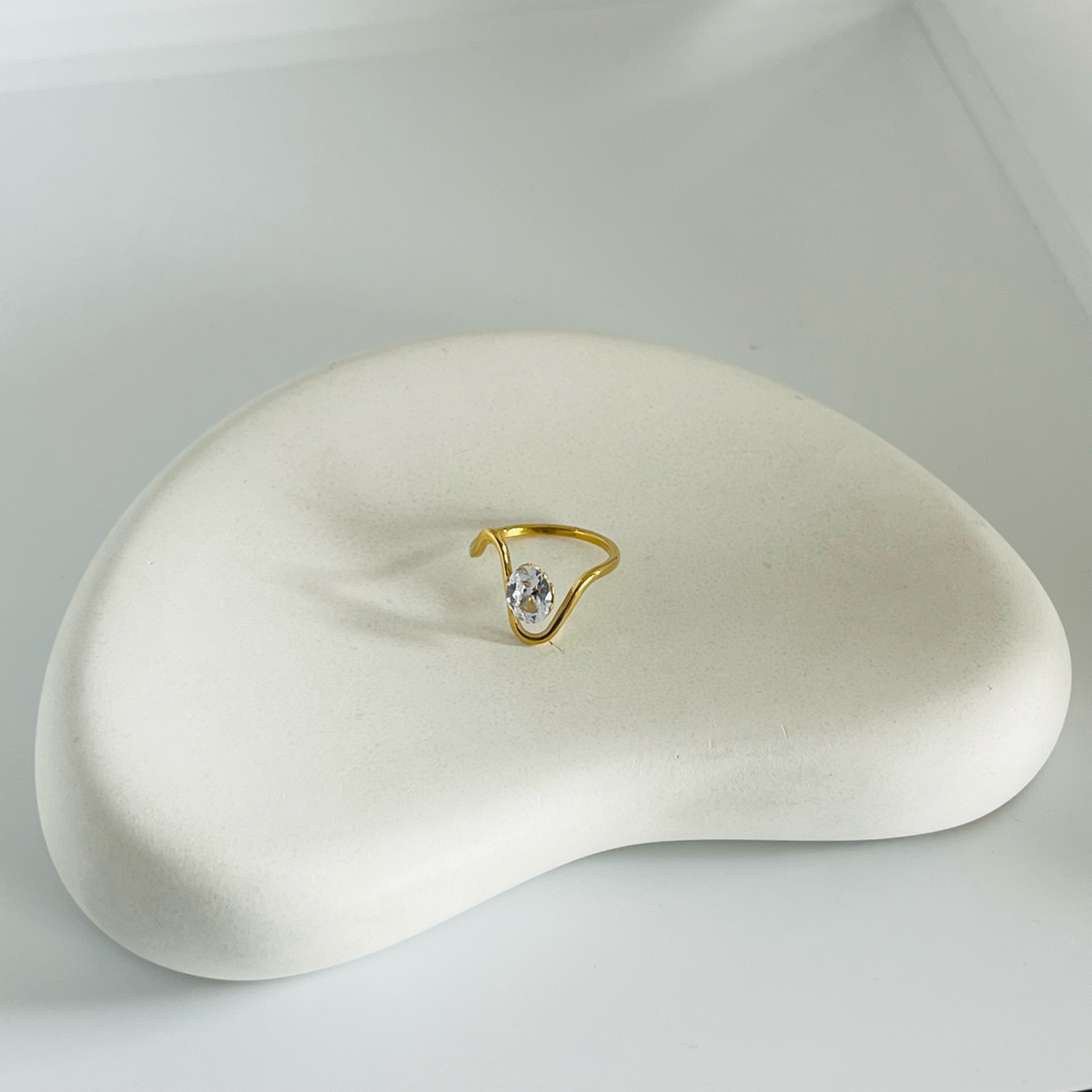Wave Gold Ring