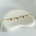 Rainbow Multi Stone Gold Bracelet
