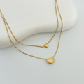 Heart Layered Gold Necklace