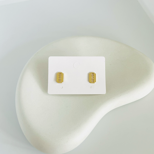 Blade Gold Earrings