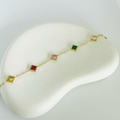 Multi Color Gold Bracelet