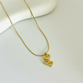 Three Heart Gold Necklace