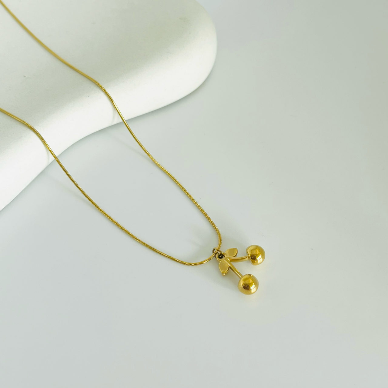 Cherry Gold Necklace