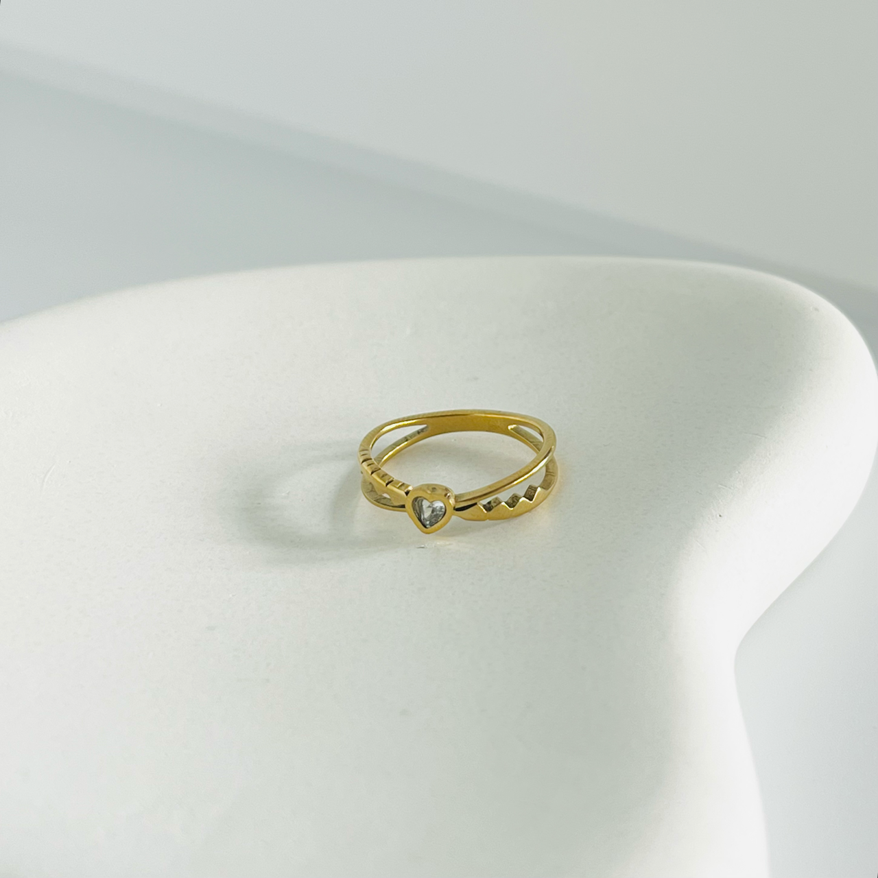 Mini Love Gold Ring