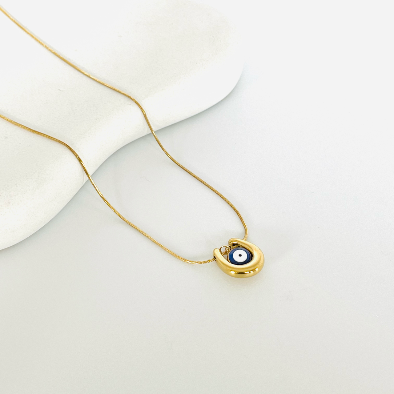 Evil Eye Gold Necklace