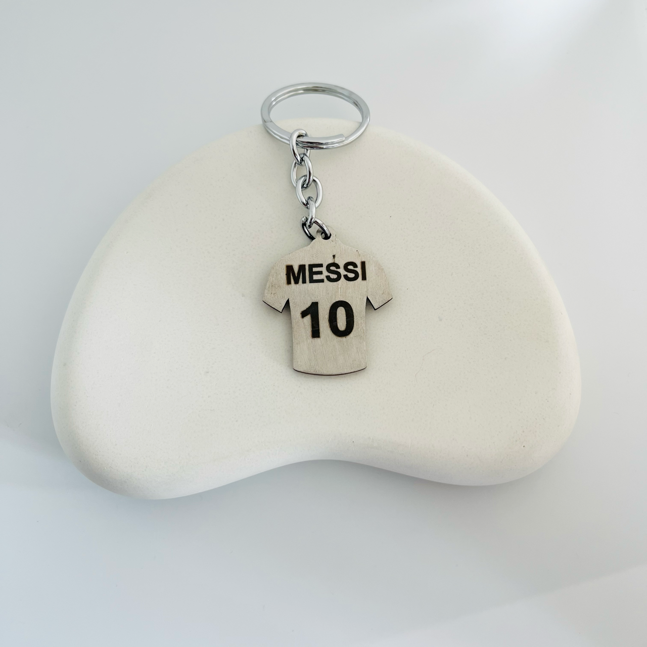 Messi Metal Keychain