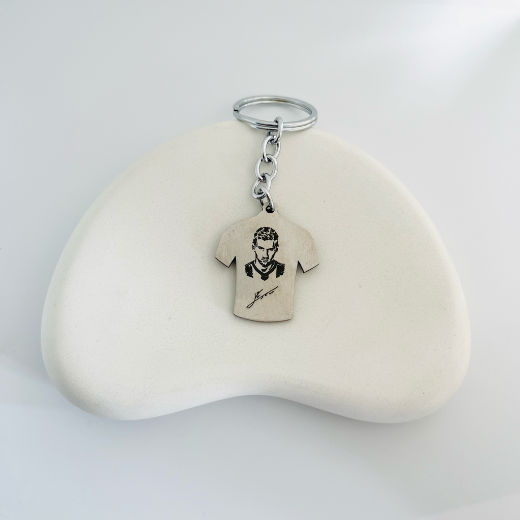 Messi Metal Keychain