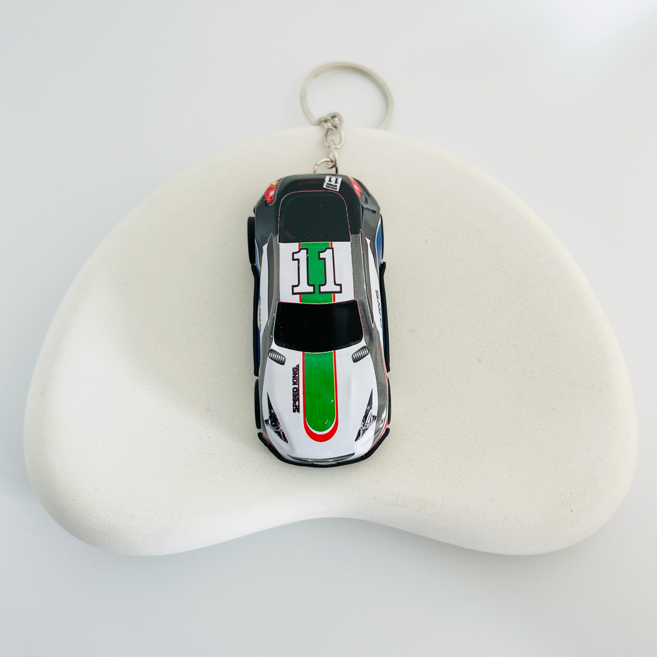 Speed King Car Keychain