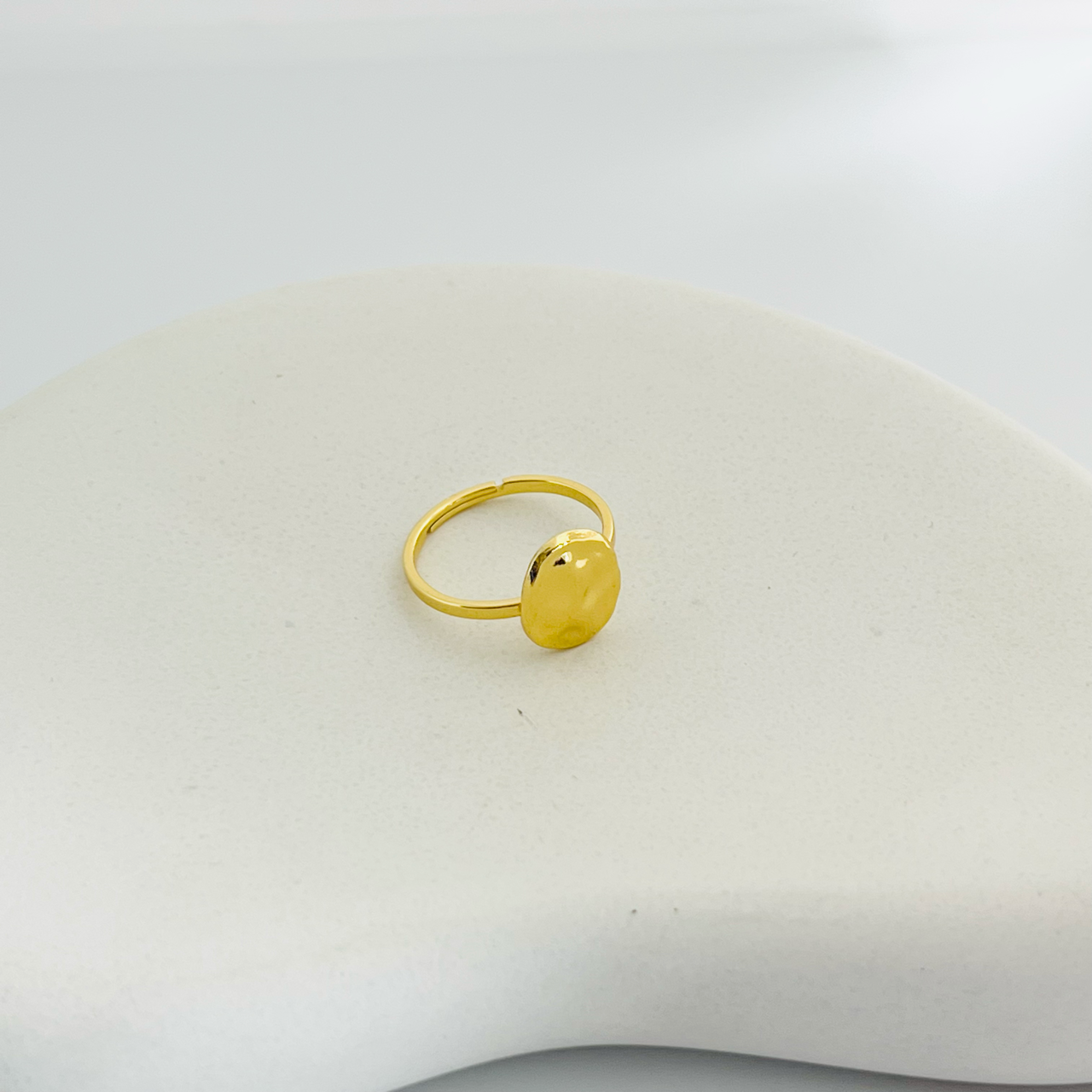 Molten Gold Ring (Adjustable Size)