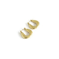 Dune Hoop Gold Earrings