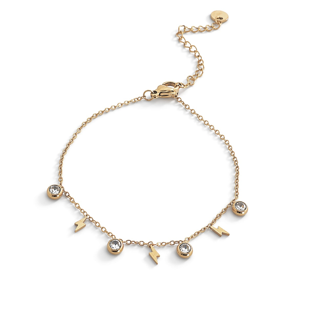 Lightning Stone Gold Bracelet