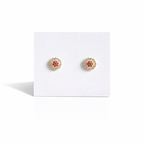 Stoned Gold Earrings