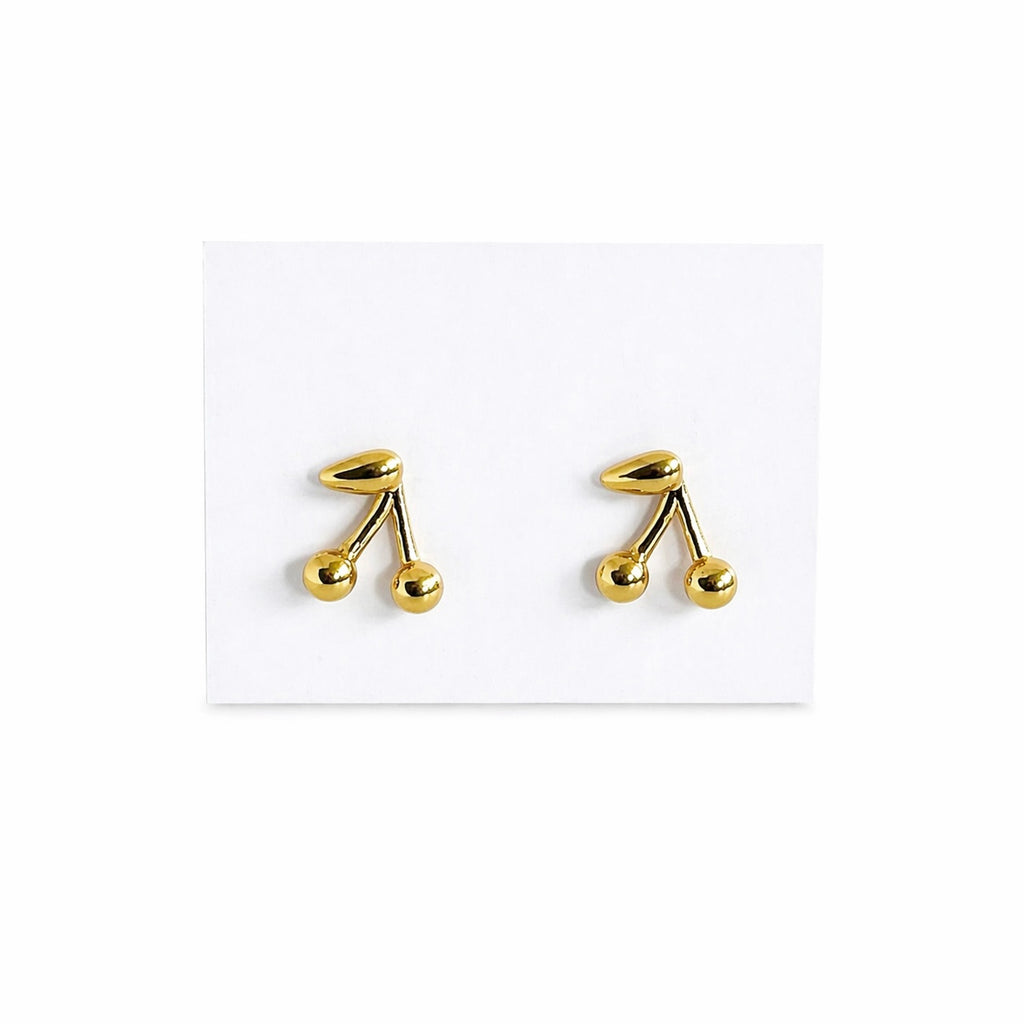 Cherry Gold Earrings