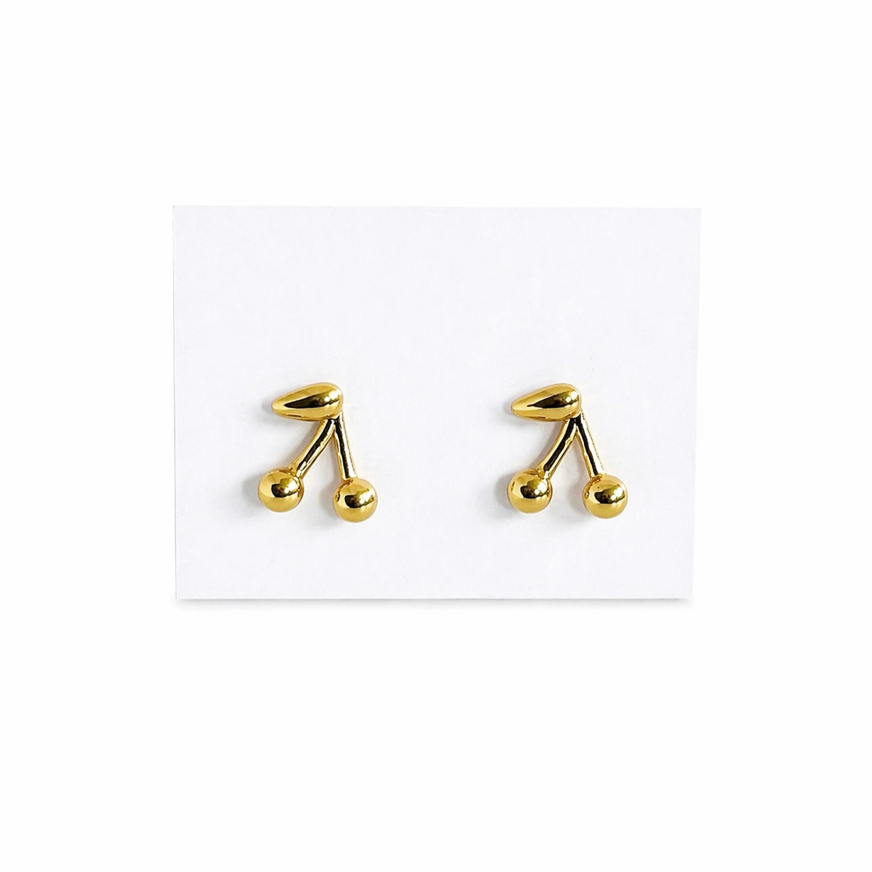 Cherry Gold Earrings