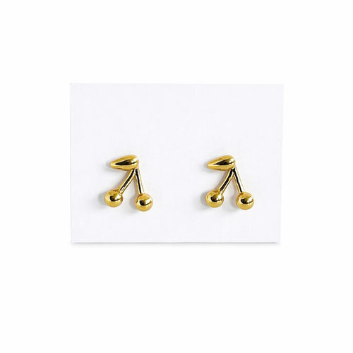 Cherry Gold Earrings