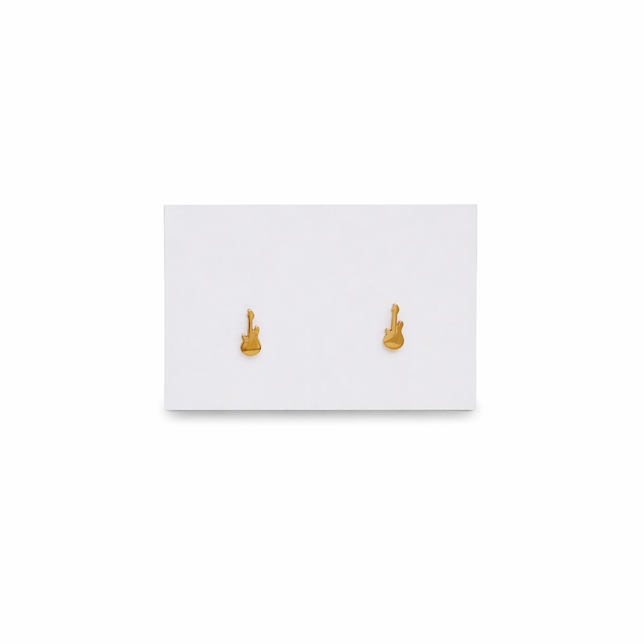 Guitar Gold Earrings