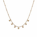 Butterfly Hanging Gold Necklace