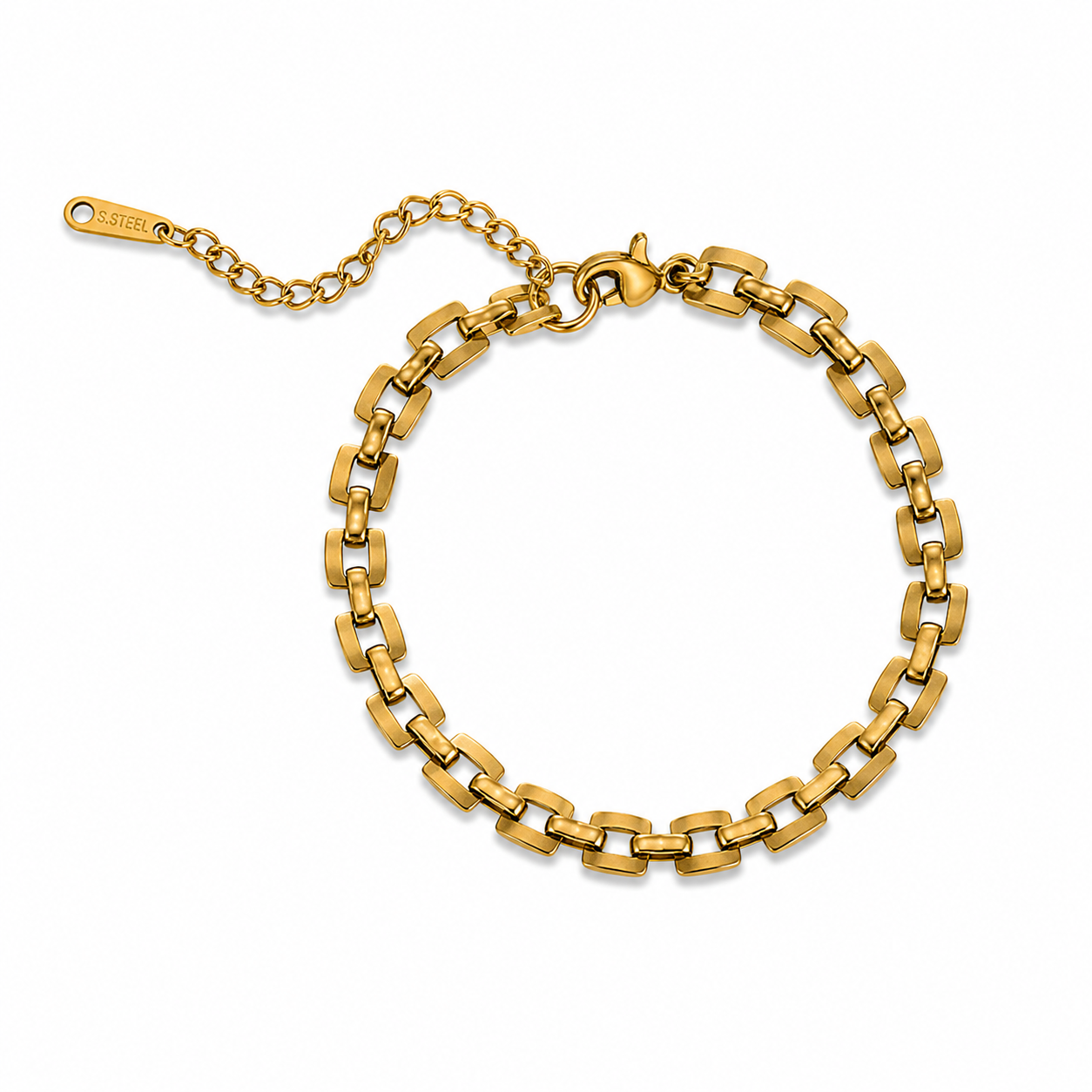 Link Chain Gold Bracelet