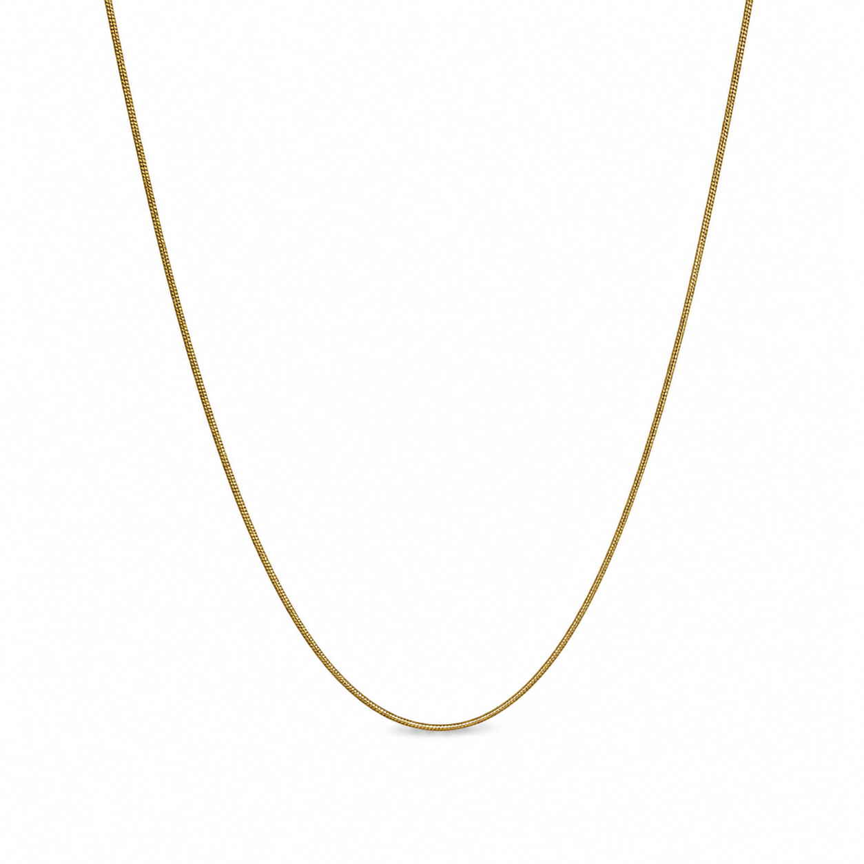 Plain Gold Necklace