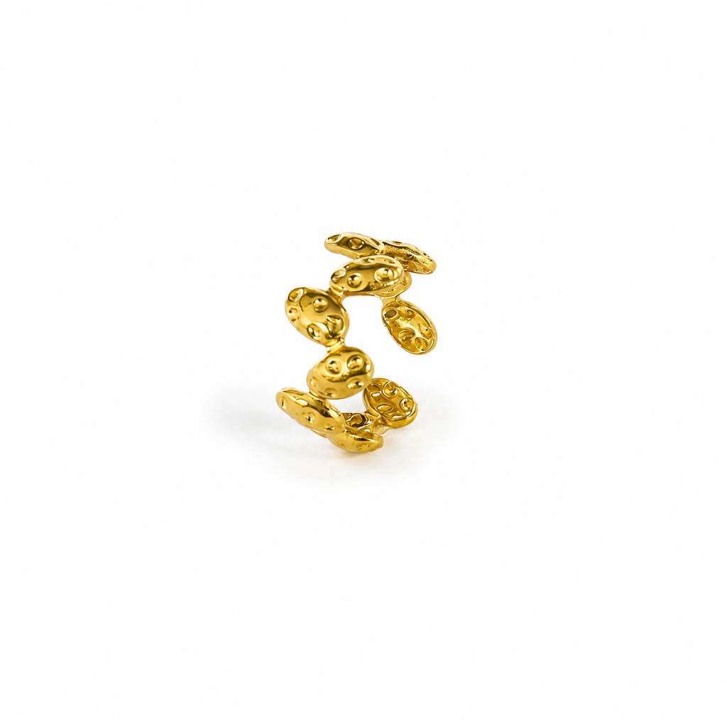 Pebble Gold Ring (Adjustable Size)