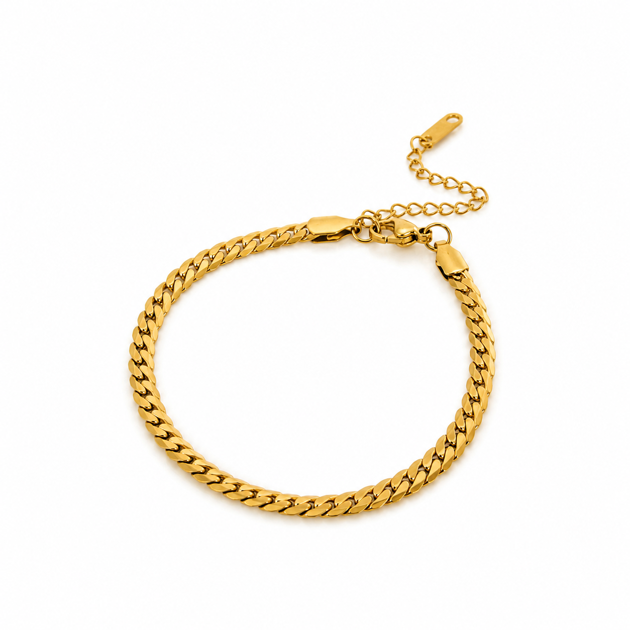 Cuban Chain Gold Bracelet